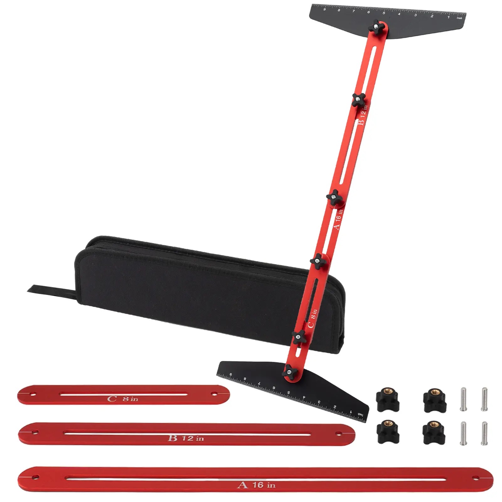 Aluminum Alloy Stair Tread Template Tool - Professional Adjustable Stair